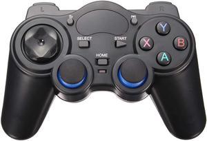 USB Wireless Gaming Controller Gamepad for PCLaptop ComputerWindows XP7810  PS3  Android  Steam Black