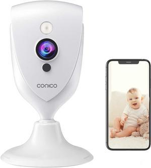Baby Monitor,  1080P HD Wireless Camera Pet Cam with Sound Motion Detection, Home Wireless Security Camera with 2- Way Audio, Night Vision Cloud WiFi Camera for Baby, Pet, Elder, 2.4G WiFi