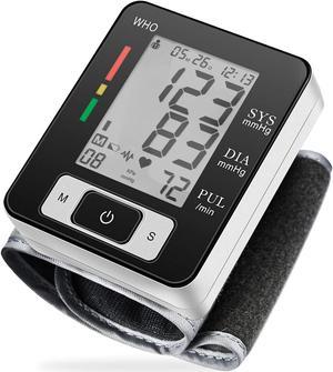 Blood Pressure Monitors Fully Automatic Accurate Wrist Blood Pressure Monitor with Wristband Automatic Wrist Electronic Blood Pressure Monitor Perfect for Health Monitoring