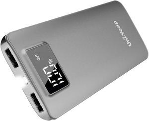 11000mAh Battery Charger Power Bank with High Speed and Flashlight with LCD Screen Compatible for iPhone 11 Xs Xr X 8 7 6s 6 iPad Samsung Galaxy and All Smart Phone (Grey)