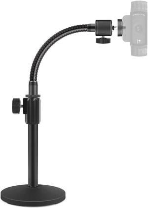 Webcam Stand, Upgraded Flexible Desktop Stand Gooseneck Stands Holder for Logitech Webcam C922 C930e C920S C920 C615 C960 and BRIO and Other Devices with 1/4" Thread