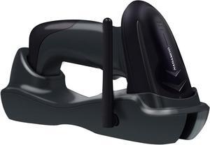 Wireless Barcode Scanner with USB Cradle Charging Base 328Ft Long Transmission Handheld 1D Cordless Laser Barcode Reader Portable Bar Code Scanning for Retail Supermaket Warehouse
