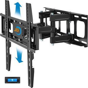 Full Motion TV Wall Mount, TV Wall Mount Swivel and Tilt TV Mount with Height Setting,TV Bracket Articulating Arms for Most 28-70 Inch Flat Curved TVs up to 121lbs,Max VESA 16"x16"(400x400mm)