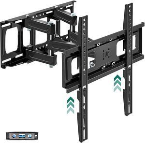 Full Motion 32-70 inch TV Wall Mount for Most Flat Screen/LED/4K TVs,  TV Mount Bracket Dual Swivel Articulating Tilt 6 Arms, Max VESA 400x400mm, Holds up to 121lbs, Up to 16" Wood Stud