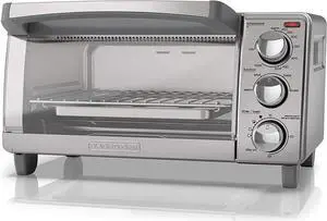 4-Slice Toaster Oven with Natural Convection, Stainless Steel