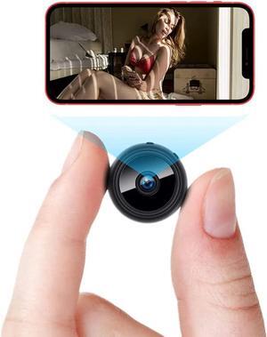 Wireless Security WiFi Camera Mini Hidden Spy Small IP Cameras Smart Home Night Virsion Magnetic Camcorder Surveillance,Built-in Battery, APP Real-time View,Card Direct Recording, 150°Wide Angle