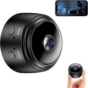 Mini Spy Hidden Camera WiFi Wireless Small Video Camera Full HD 1080P Night Vision Motion Detection Security Nanny Surveillance Cam Covert Cameras with App for Home Indoor Outdoor