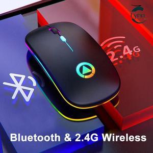 A5 Wireless Gaming Mouse Rechargeable Silent LED Backlit Mice USB