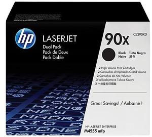 HP 90X 2-pack High Yield Black Original LaserJet Toner Cartridges, ~24,000 HP 90X 2-pack High Yield Black Original LaserJet Toner Cartridges, ~24,000