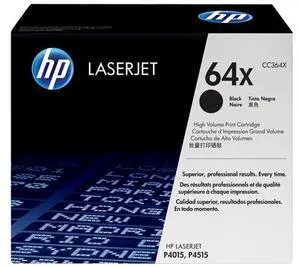 HP 64X High Yield Black Original LaserJet Toner Cartridge, ~24,000 pages, CC364X HP 64X High Yield Black Original LaserJet Toner Cartridge, ~24,000 pages, CC364X