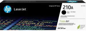 HP 210A Black Original LaserJet Toner Cartridge, ~ 2,000 pages, W2100A