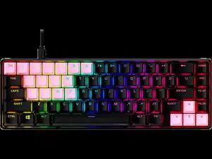 HyperX Rubber Keycaps - Gaming Accessory Kit - Pink (US Layout)