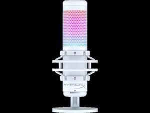 HyperX QuadCast S  USB Microphone WhiteGrey  RGB Lighting
