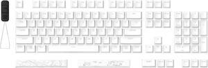 HyperX Pudding Keycaps 2 - Full Key Set - PBT - White (US Layout)