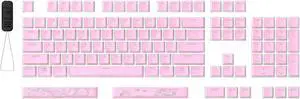 HyperX Pudding Keycaps 2 - Full Key Set - PBT - Pink (US Layout)