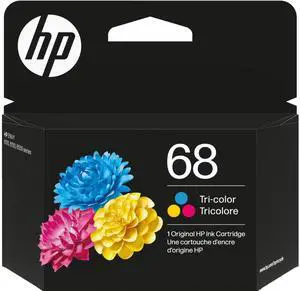 HP 68 Tri-color Original Ink Cartridge, ~120 pages, 7FP20TN