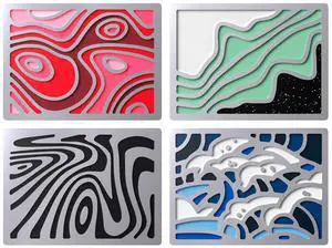 HyperX Badge Pack - Abstract Magnetic Badges