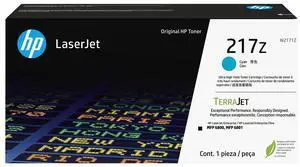 HP 217Z Ultra High Yield Cyan Original LaserJet Toner Cartridge, ~24,000 pages,