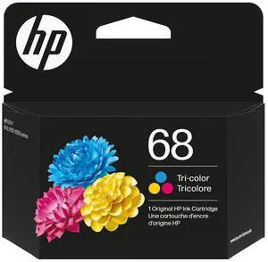 HP 68 Tri-color Original Ink Cartridge, ~120 pages, 7FP20TN