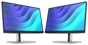 Dual HP E22 G5 21.5-inch FHD Monitor 21.5" FHD (1920 x 1080) 50-75 Hz