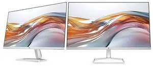 Dual HP Series 5 23.8 inch FHD White Monitor Bundle 23.8" FHD (1920 x 1080) Dual HP Series 5 23.8 inch FHD White Monitor Bundle 23.8" FHD (1920 x 1080)