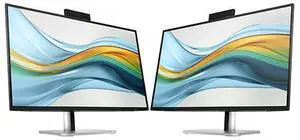 Dual HP Series 5 Pro 27 inch QHD USB-C Conferencing Monitor - 527pm Bundle 27"