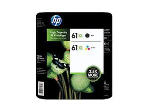 HP 61XL 2-pack High Yield Black/Tri-color Original Ink Cartridges, 1 Black (~360 HP 61XL 2-pack High Yield Black/Tri-color Original Ink Cartridges, 1 Black (~360