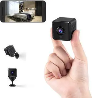 4K Spy Camera Hidden Camera,Ebarsenc UHD WiFi Wireless Mini Camera/Battery Operated Nanny Cam/Small Camera for Home Security/Indoor Camera with Motion Detection Night Vision/Surveillance Camera
