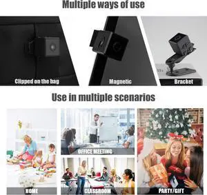 Mini Spy Camera Wireless Hidden Camera No WiFi Needed Portable Small Camera with Motion Detection and Night Vision Nanny Cam for Home Security Wereless Pet Camera for Cat/Cop cam
