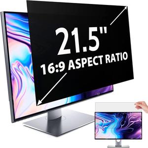 Computer Privacy Screen 21.5 Inch for 16:9 Widescreen Monitor, Removable 21.5inch Anti Blue Light Anti Glare Monitor Privacy Filter Shield (18 3/4" x 10 9/16")
