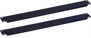 1U Blank Rack Mount Panel Spacer for 19in Server Rack Enclosure or Network Cabinet  2 Pack