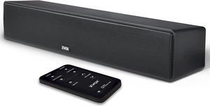 ZVOX Dialogue Clarifying Sound Bar with Patented Hearing Technology - TV Sound Bar with Twelve Levels of Voice Boost - Home Theater Audio TV Speakers Soundbar - AccuVoice Soundbar for TV - AV157 Black