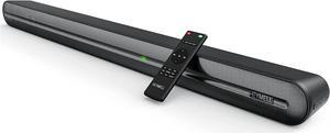 150W Bluetooth Soundbar for TV, 3D Surround Home Audio Sound Bars for TV, Sound bar for smart tv with 6 Drivers, Clear Sound No Noise TV Speakers Sound Bar HDMI ARC Optical Aux