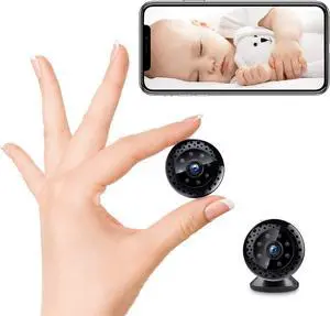 SIEANE Mini Camera for Home Security WiFi Wireless Tiny Spy Camera 1080p HD Nanny Camera with Phone App Motion Detection Night Vision Small Surveillance Camera