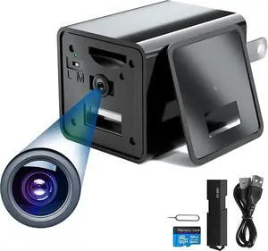 Spy Camera Charger - Hidden Camera Charger - USB Charger Camera 1080P - Hidden Spy Camera - Hidden Nanny Cam - Hidden Spy Cam - Hidden Cam - Surveillance Camera Full HD