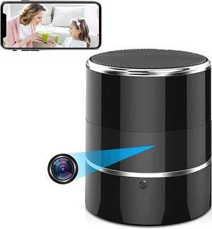 Wicider Hidden Camera Bluetooth Speaker,180° Rotate Hidden Spy Camera Nanny Cam 1080P WiFi Bluetooth Speaker Camera Wireless Home Security Camaras with Motion Detection Real-Time View for Home/Office
