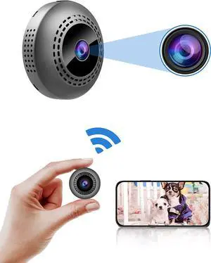 Ryscam Mini Spy Camera wifi-1080P Wireless Hidden Camera-Nanny Cam Live Feed-Portable Small Surveillance Security Camera for Car Home Indoor-with Cell Phone App