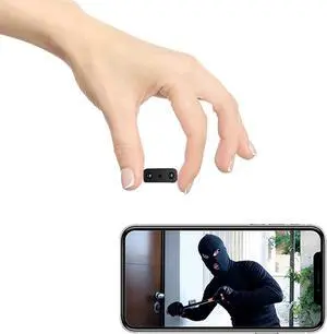 Mini Spy Camera WiFi, Smallest Hidden Cameras HD1080P for Home Security Surveillance with Video Small Portable Nanny Cam with Phone App, Motion Detection, Night Vision for Indoor