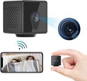 Hidden Camera Spy Camera 4K WiFi Spy Camera Wireless Mini Spy Camera Nanny Cam Indoor Hidden Spy Camera with Motion Detection Night Vision Real Time Record Security Camera for Home Office Indoor