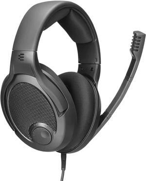 PC38X Gaming Headset Noise-Cancelling Microphone with Over-Ear Open-Back Design, Velour Earpads, Compatible with PC, PS4, PS5, Switch, Xbox, Mac, Mobile, and More (Black)