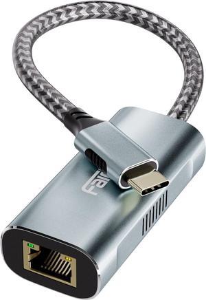 USB C to 2.5G Ethernet Adapter, USB Type C to Gigabit LAN Network Adapter Compatible with Thunderbolt 3 4, for Mac, MacBook Air, MacBook Pro, Laptop, Computer