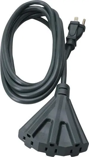 Southwire AgriPro Medium Duty Extension Cord - 14/3 Gauge - Tri-Tap Outlets - Water Resistant Vinyl Jacket - Flexible All-Weather Cord - UL Listed - 25 Foot