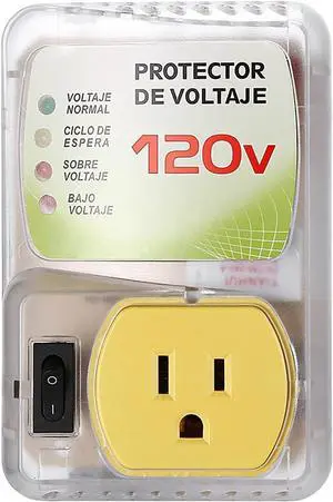 Surge Protector for Home Appliance,120V 20A 1440W Voltage Protector with Outlet Plug,Multi Function US Plug,Electronic Surge Protector for Refrigerator for TV/PC/Refrigerator-1Pack