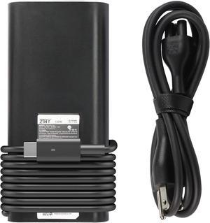 130W USB-C Laptop Charger Replacement for Dell XPS 15 7590 9500 9510 9520 9575 17 9700 9710 9720 9730 Latitude 5510 5310 5410 Precision 3541 3550 3551 3560 Inspiron Chromebook DA130PM170 Power Adapter