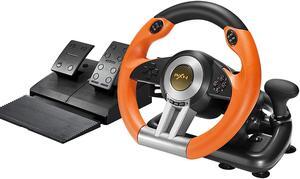 PXN PC Racing Wheel, V3 PRO 180 Degree Universal USB Car Sim Game Steering Wheel with Pedals for PC, Xbox One, Xbox Series S/X, PS3, PS4, Switch