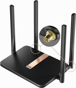 Cudy 2023 New AC1200 Unlocked 4G LTE Modem Router with SIM Card Slot, 1200Mbps Mesh WiFi, EC25-AFX Qualcomm Chipset, Detachable Cellular Antennas, DDNS, VPN, LT500D