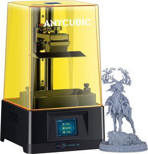 ANYCUBIC Resin 3D Printer, Photon Mono 4K 6.23" Monochrome UV LCD 3D Printer Fast Printing, Power Adjustable, 5.19"(L) x3.14(W) x6.49(H) Printing Size