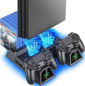 Mcbazel Cooling Fan and Dual Controller Charger Station for PS5 Console,  Cooler Station and Charging Dock with Extra USB Ports for Playstation 5 UHD
