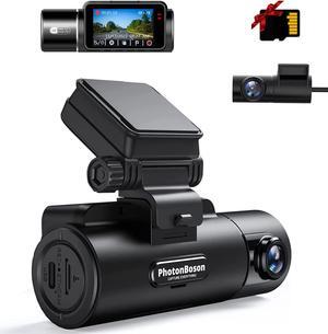 4K Dual Dash Cam Front and Rear 4K+2K, GPS, Dash Camera for Cars with 2 Inches IPS Screen, Car Camera Driving Recorder with Night Vision, 170° Wide Angle, Parking Mode, SD Card Included