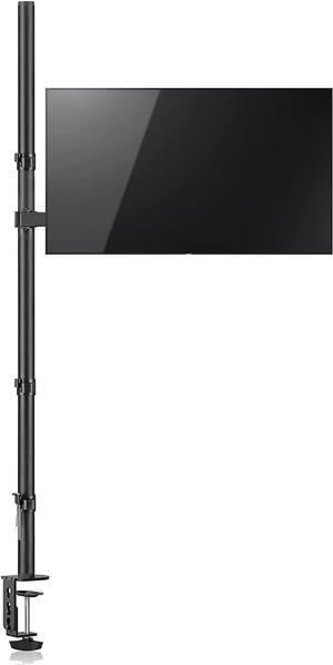 Bracwiser Single Monitor Mount Tall 47 Pole Fully Adjustable Fits 1 Screen 13-32 inch,Ultra Wide Screen up to 38 inch Computer,up to 22lbs,VESA 75 100 (MD71221)